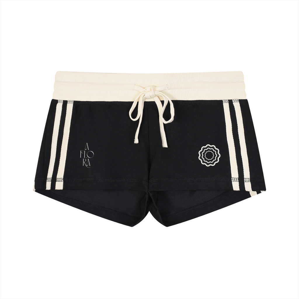 AFLORA Women's Contrast Stripe Track Shorts