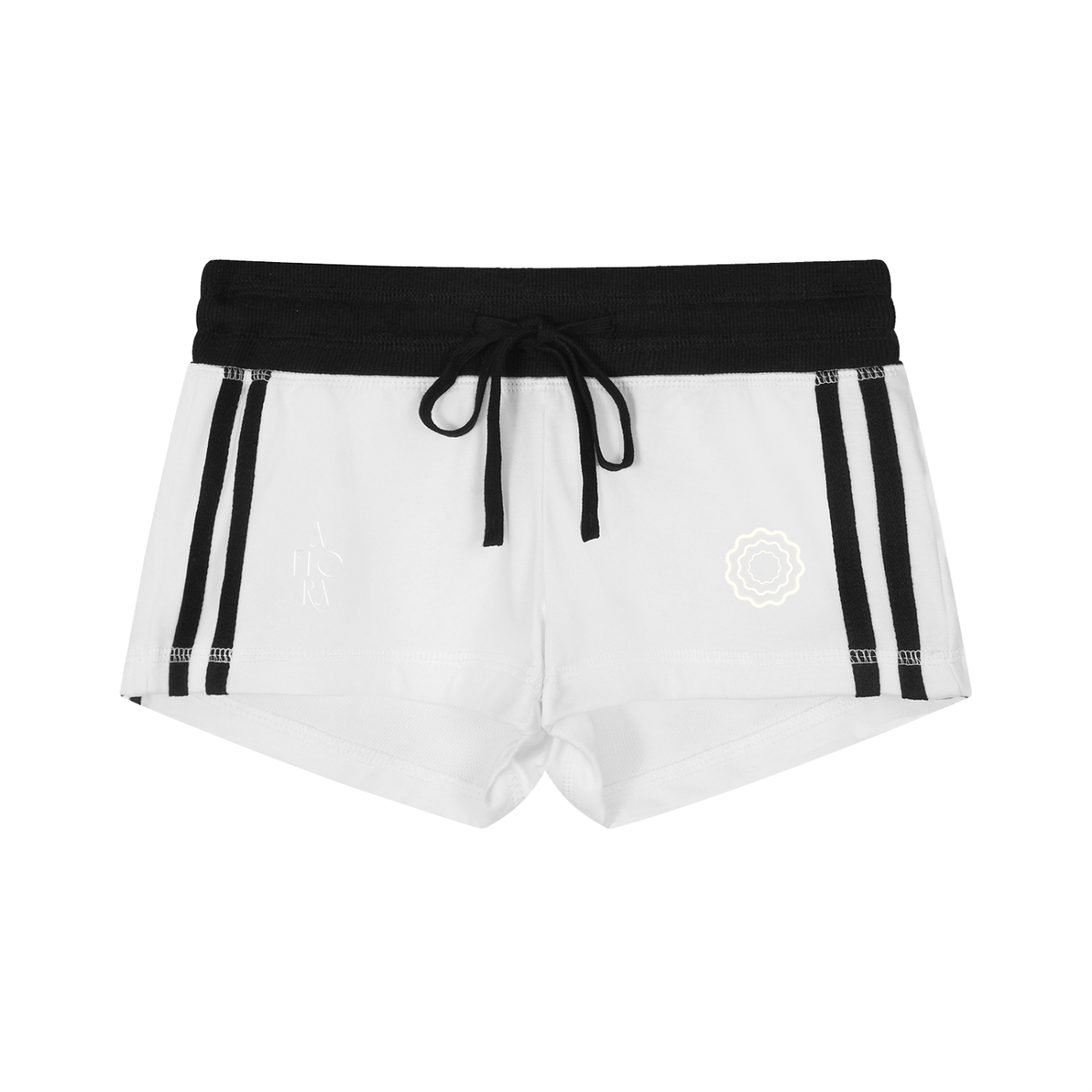 AFLORA Women's Contrast Stripe Track Shorts