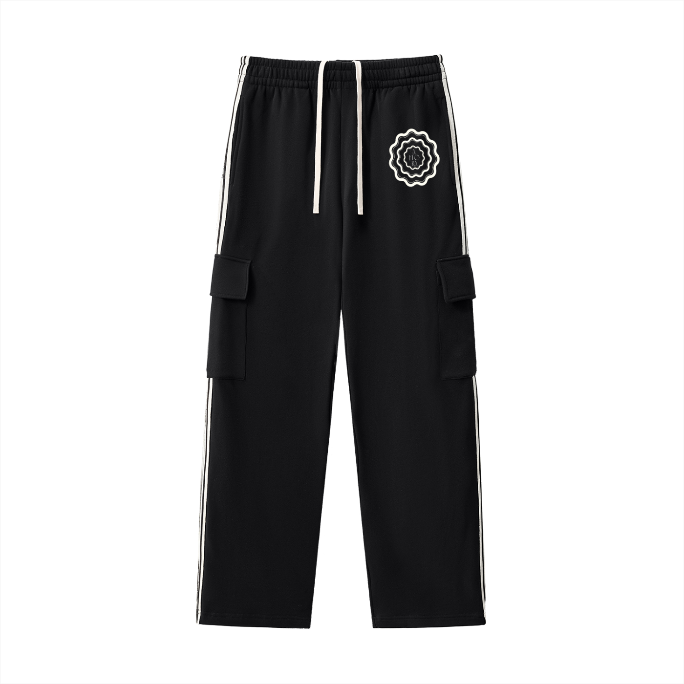 AFLORA Striped Sweat Pants
